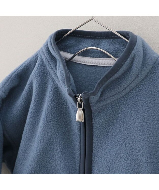 Mother garden しろたん フリース キッズジャケット 100cm/120cm/140cm 青