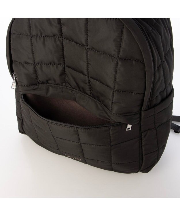 UNBILLION カシュカシュ cachecache / パディング刺繍リュック ブラック