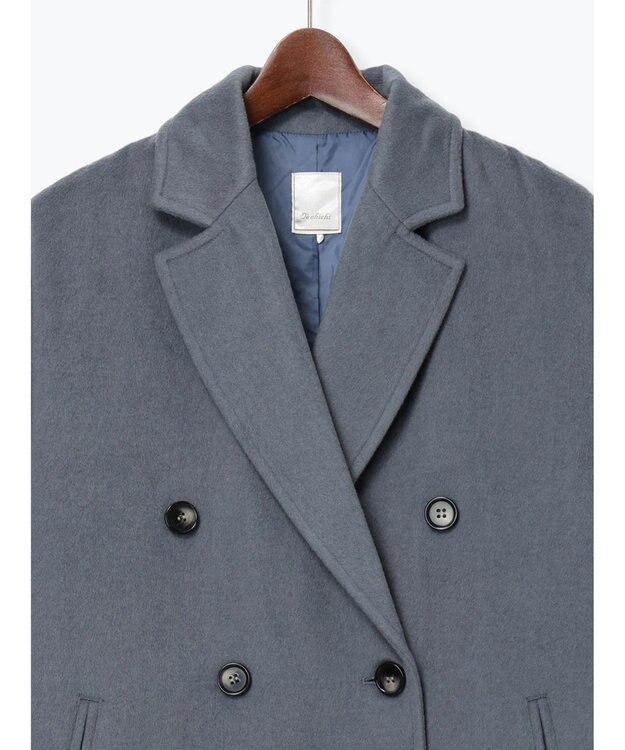 Te chichi チェスターコート ブルー