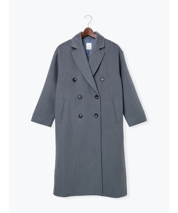 Te chichi チェスターコート ブルー