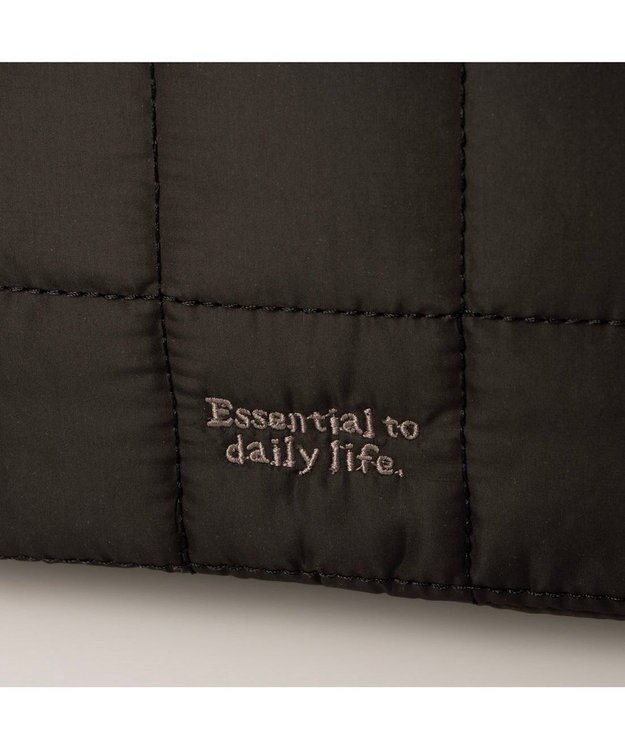 UNBILLION カシュカシュ cachecache / パディング刺繍リュック ブラック