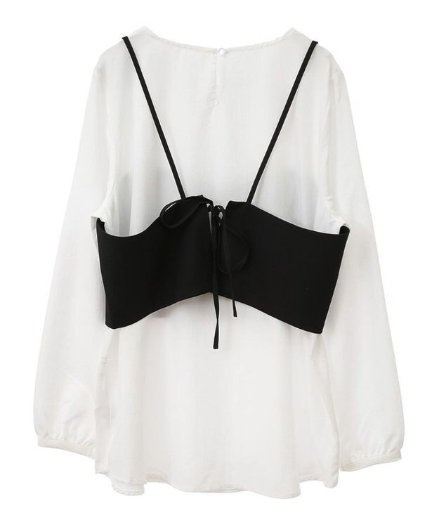 Green Parks ＳＥＴ２点　ビスチェ＋チュニック Black