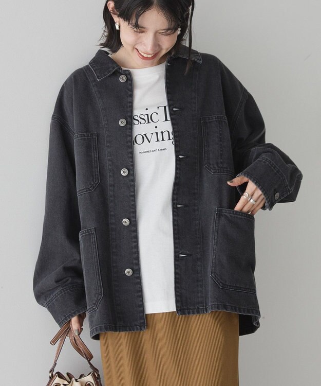 デニムカバーオールジャケット / AMERICAN HOLIC | ファッション通販
