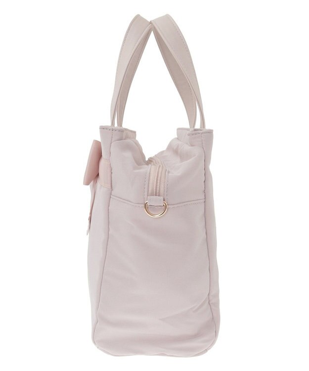 Maison de FLEUR グログランリボン3ルーム2Wayトートバッグ Pink