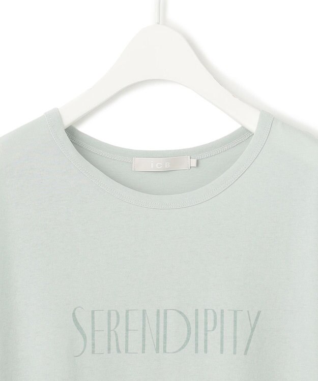 ICB 【WEB限定・洗える】ビンテージロゴTEE スモーキーグリーン系