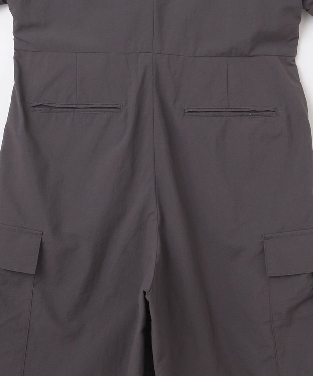 NAVE 【ReNAVE・洗える/撥水加工/接触冷感/UVケア/】ナイロンタスラン オールインワン グレー系