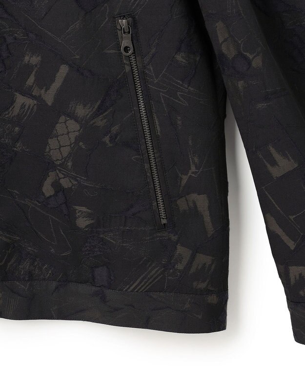 JOSEPH HOMME 【新柄】モロッカンジャガード ジップアップブルゾン ブラック系5