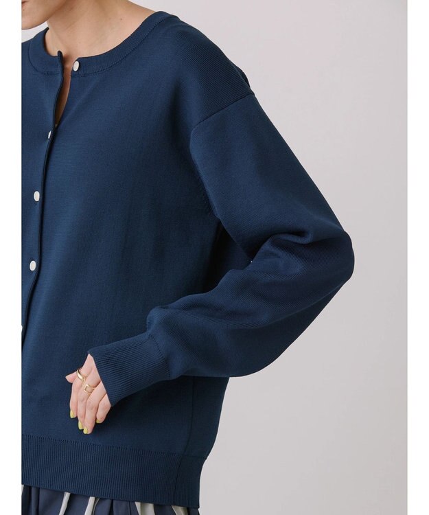 AMERICAN HOLIC エコカルットクルーネックカーディガン Navy