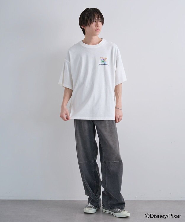 Green Parks トイストーリー／バックプリントＴシャツ Off White