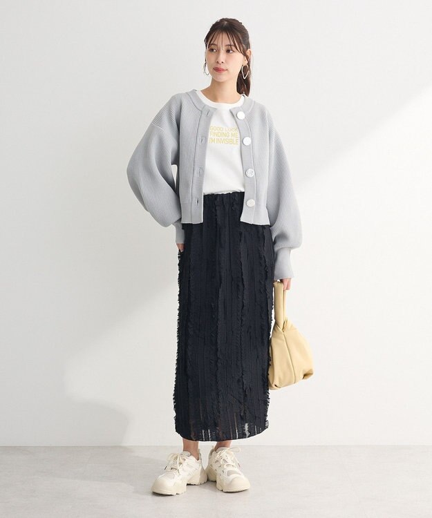 Green Parks ・ＡＮＤＳＥＡＲＣＨ　ニットカーディガン Gray