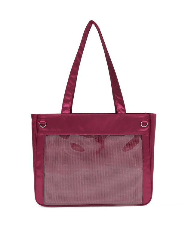 WEGO 【痛バ＆推し活グッズ】ときめきサテン痛バッグS ワイン