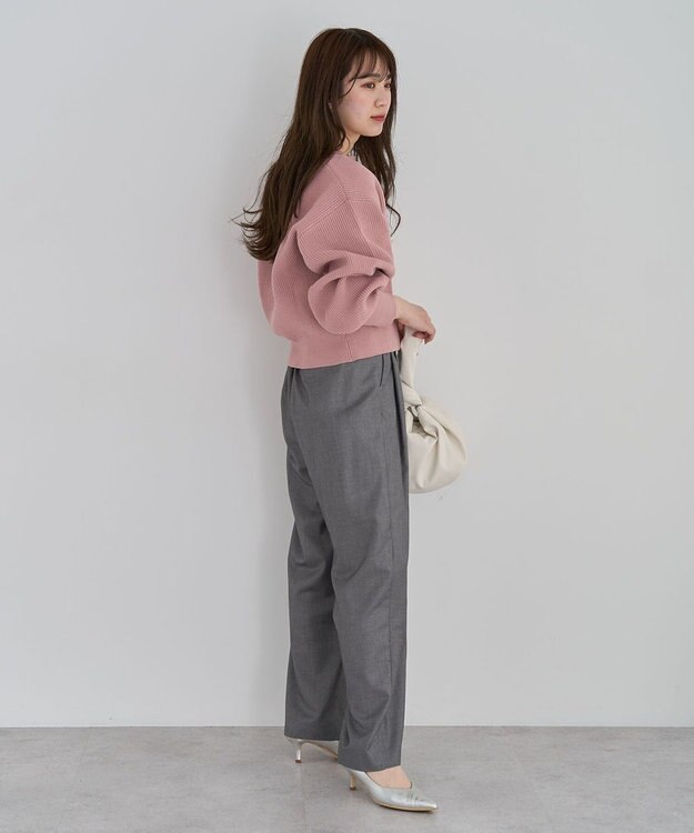 Green Parks ・ＡＮＤＳＥＡＲＣＨ　ニットカーディガン Pink