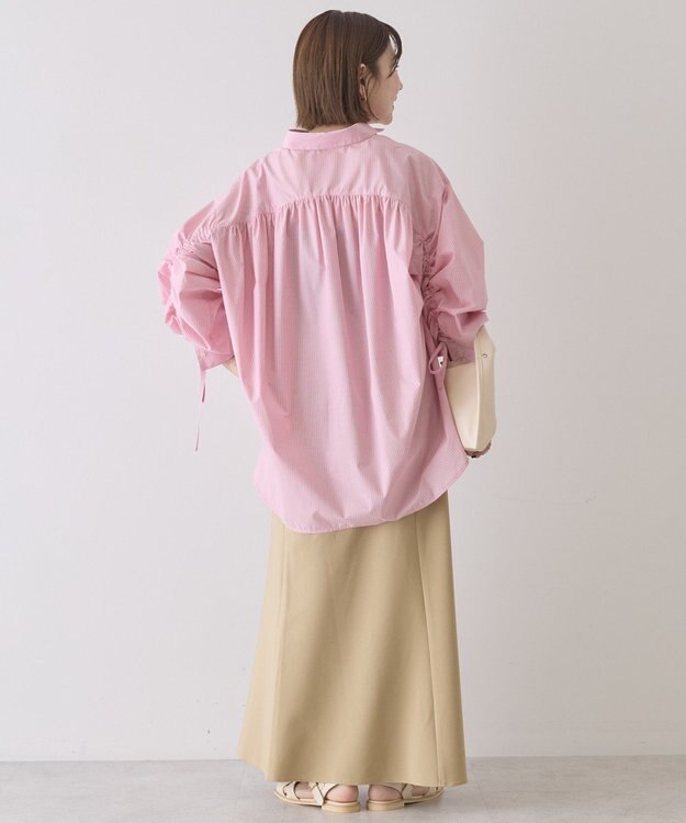 AMERICAN HOLIC 【イージーケア】ナローマーメイドスカート Beige