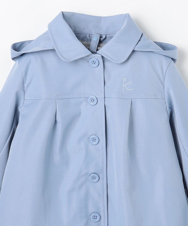 組曲 KIDS 【110-140㎝】3Way アウター サックス×グレー