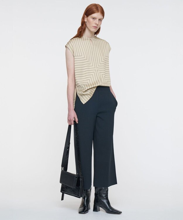 JOSEPH フルニードルビスコース　トラウザーズ Black