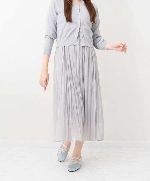 Bridget Birkin ＜3E＞【Bridget Birkin Walk】サテンギャザーウォーキングパンプス ブルー