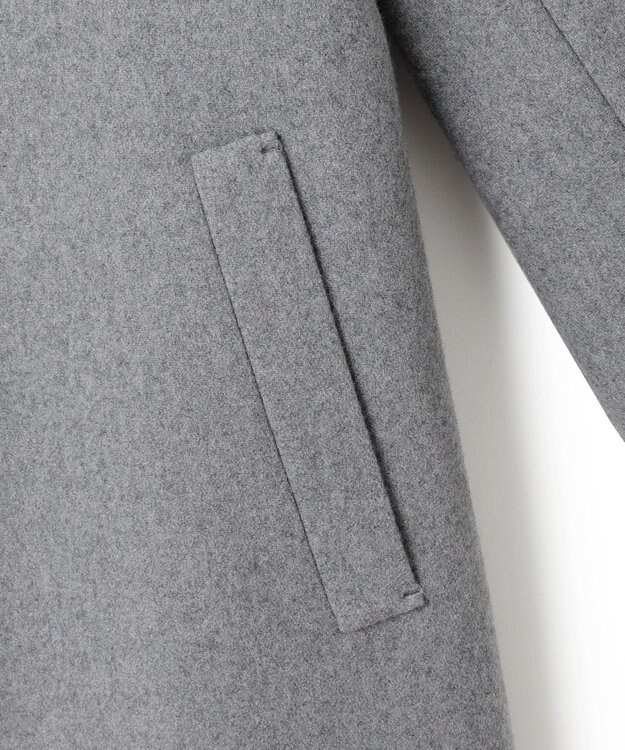 ICB ウールライトメルトン チェスターコート ミディアムグレー系