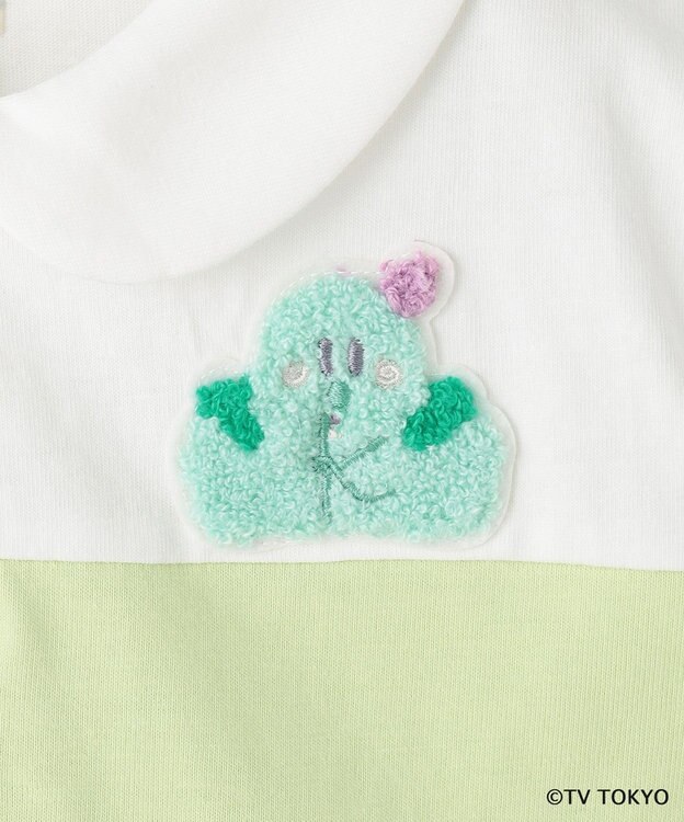 組曲 KIDS 【80-100㎝】シナぷしゅ襟付き カットソー ミント