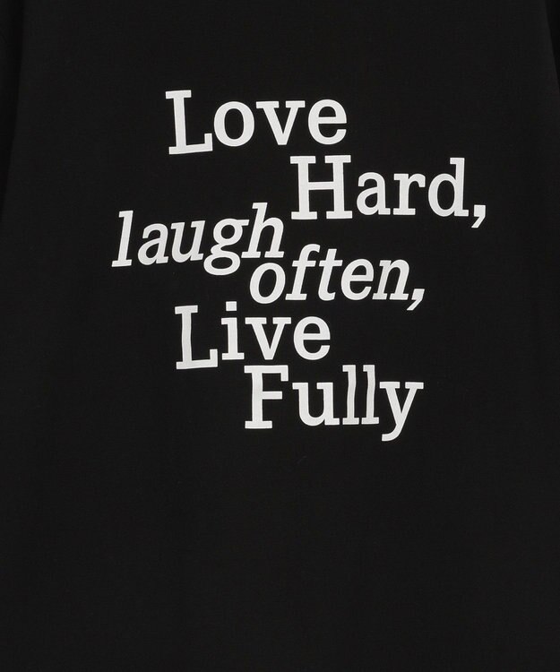 Green Parks ・ＥＬＥＮＣＡＲＥ　ＤＵＥ　ロゴｐｔ　６分袖ＴＥＥ Black