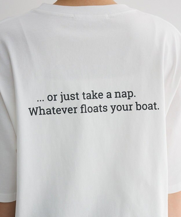 Green Parks ・ＥＬＥＮＣＡＲＥ　ＤＵＥ　ロゴｐｔ　６分袖ＴＥＥ Off White