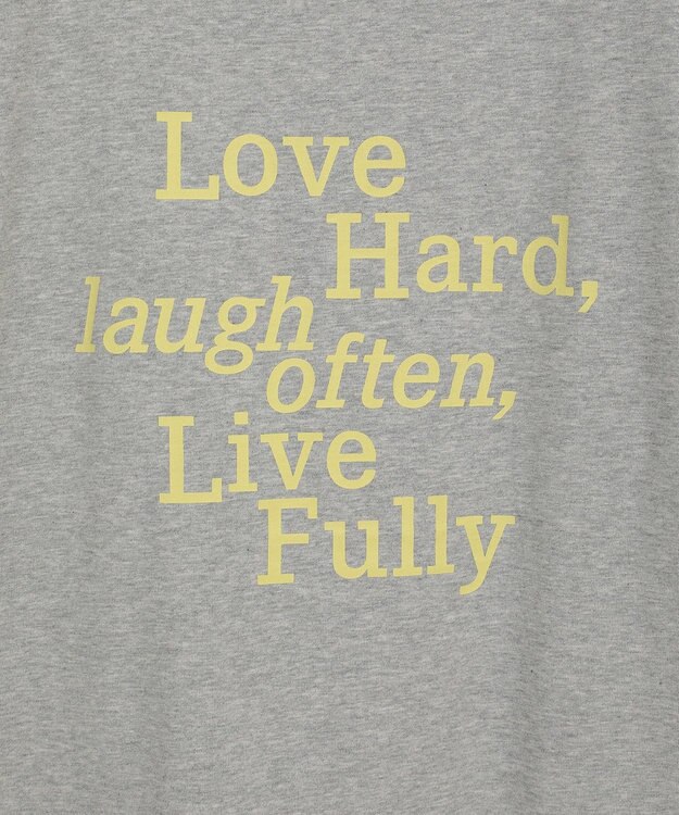 Green Parks ・ＥＬＥＮＣＡＲＥ　ＤＵＥ　ロゴｐｔ　６分袖ＴＥＥ Gray Mixture