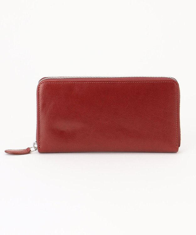 UNBILLION Otias バッファローレザーラウンドF長財布 レッド