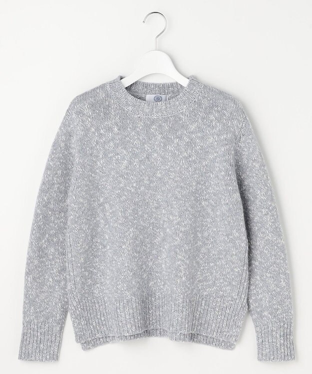 J.PRESS LADIES Color Yarn クルーネック ニット サックス系