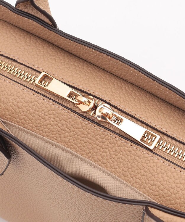 LA BAGAGERIE 【maison vert】 【軽量】リボンワイド２WAYショルダー ベージュ