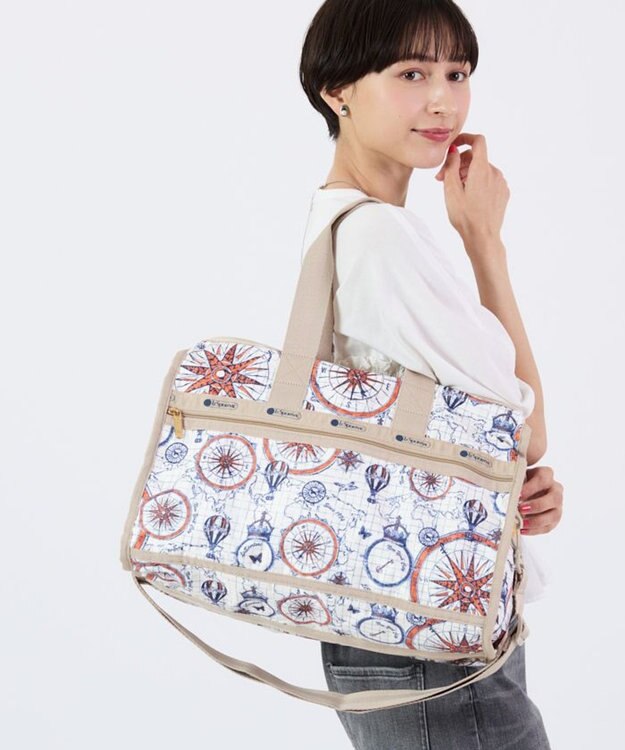 LeSportsac DELUXE MED WEEKENDER/トラベルコンパス トラベルコンパス