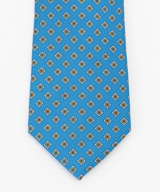 J.PRESS MEN 【ADAMLEY】小紋ネクタイ ターコイズブルー系5