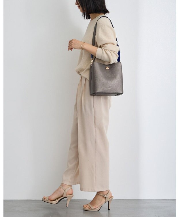 MioFIRANO ツイストロックボックスハンドバッグ 3WAY　FIRANO フィラノ BRONZE