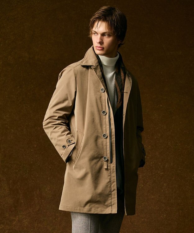 JOSEPH ABBOUD 【ストレッチ/パウダータッチ/JAPANファブリック】アーティローザストレッチ コート ベージュ系