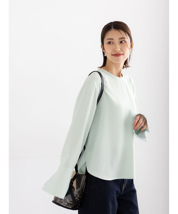 Te chichi ジョーゼットTブラウス ミント