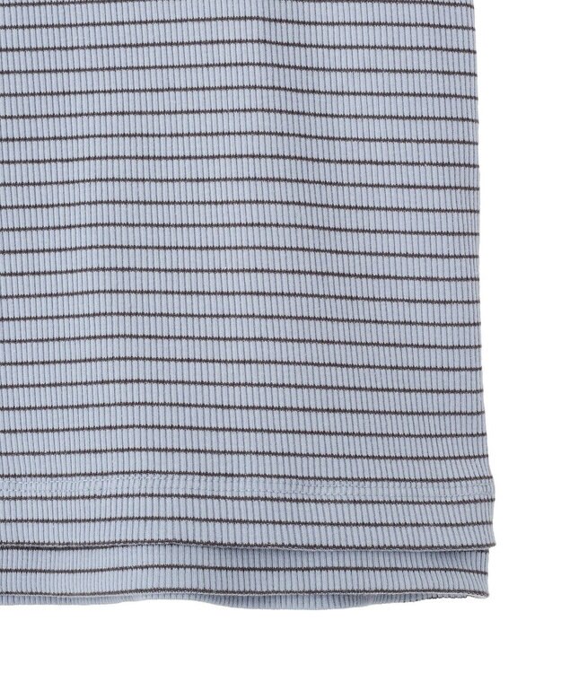 CRAFT STANDARD BOUTIQUE 2点セット/ボーダーキャミ+Tシャツ Light Blue
