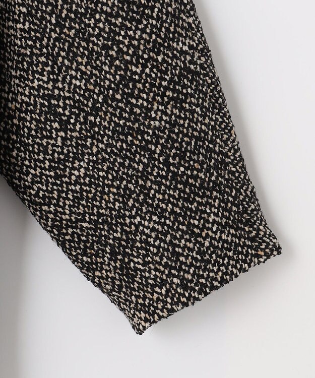 自由区 MANTECOツイード コクーンシルエットコート ベージュ系8