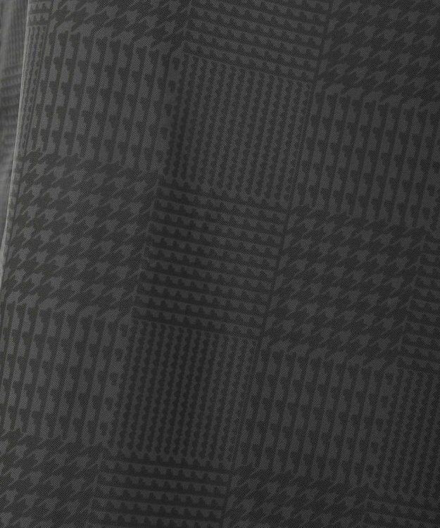 MOONBAT FLAT PURE レインコート チェック柄 リュック対応 ユニセックス 収納袋付き チャコールグレー