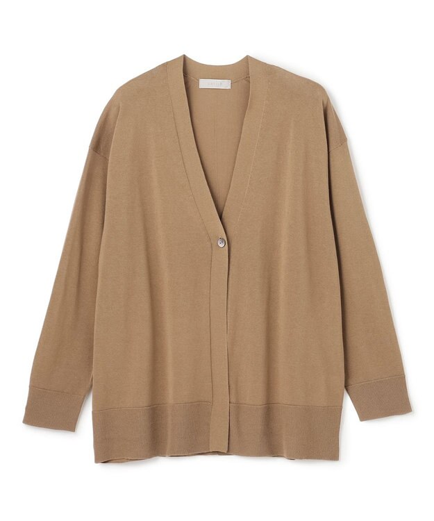 UNFILO L 【WEB限定カラー】イージーカーディガン キャメル
