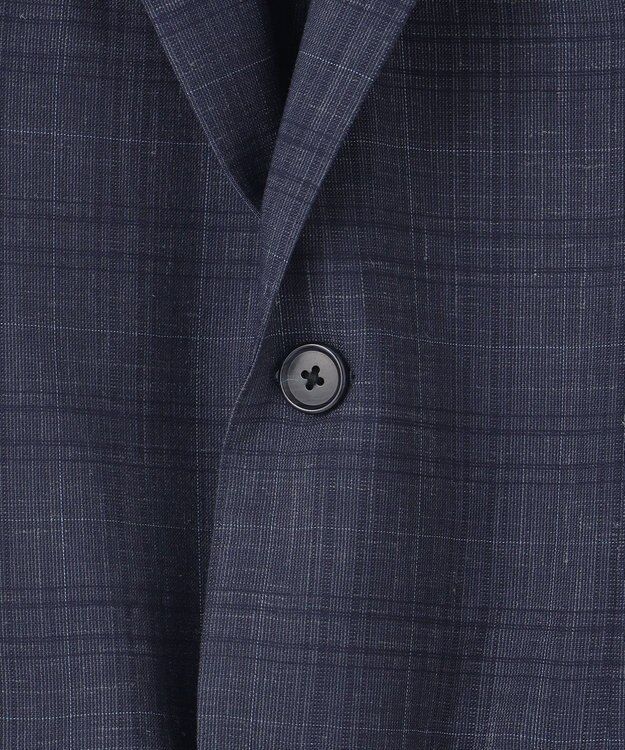 J.PRESS MEN 【WEB・一部店舗限定】ウールリネンチェック ジャケット ネイビー系4