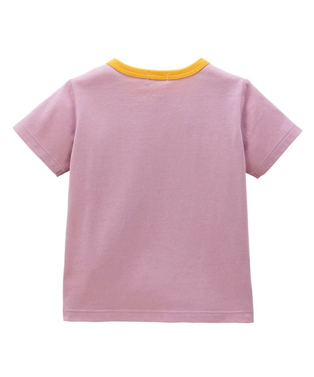 MIKI HOUSE HOT BISCUITS 【80-120cm】 フルーツモチーフ 半袖Tシャツ パープル