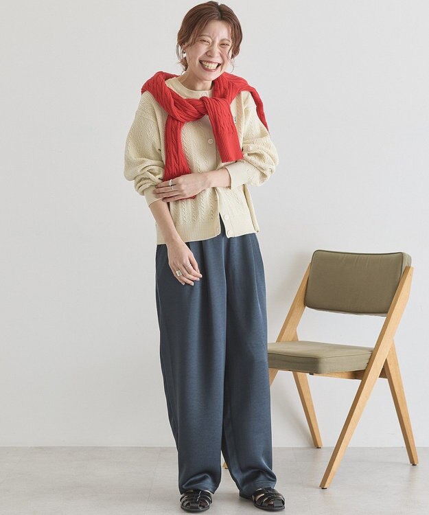 AMERICAN HOLIC 【BEVERLY HILLS POLO CLUB】ニットカーディガン Ivory