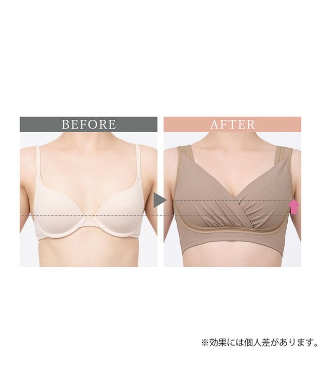 BRADELIS New York 【BRADELIS Me】 オールインワンエアリーブラ モカベージュ