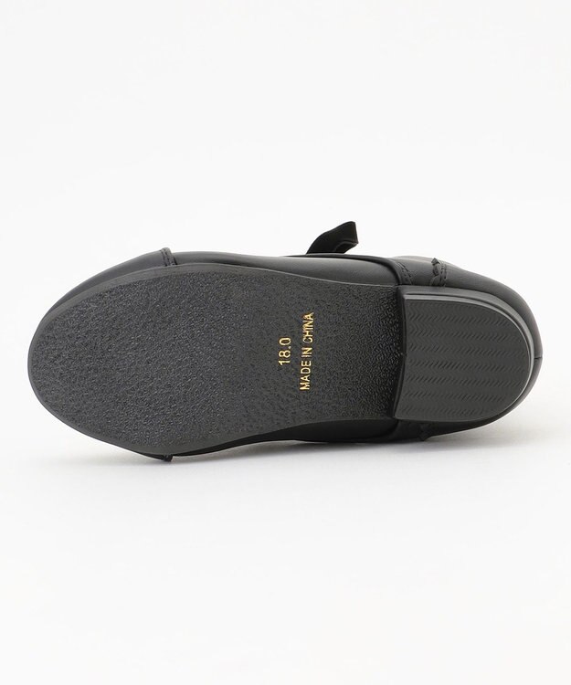 ANY KIDS 編み上げリボンブーツ ブラック