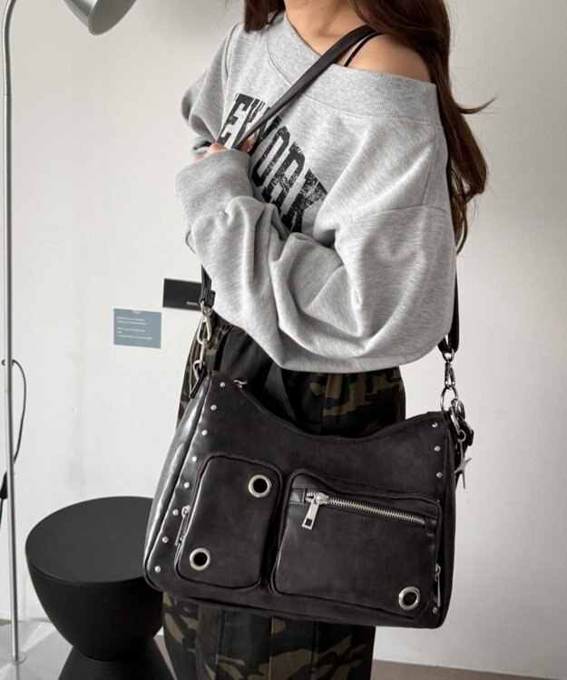 WEGO BIGハトメ2wayショルダー ブラックその他