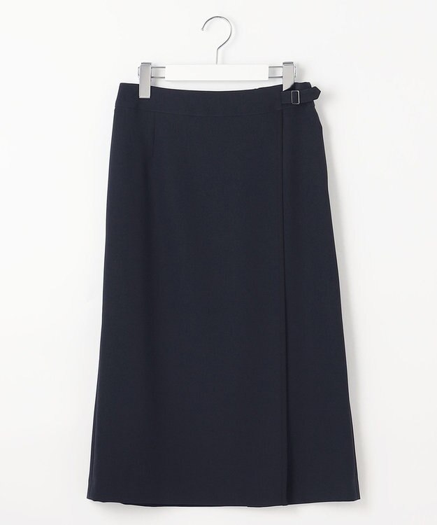 J.PRESS LADIES 【洗える】RELAXIONツイル スカート ネイビー系