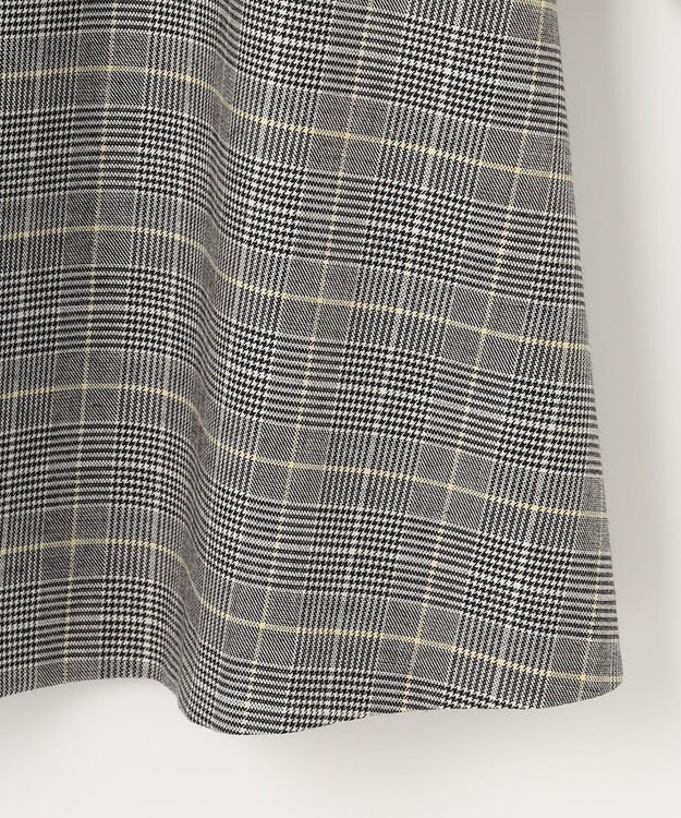 組曲 KIDS 【110-140cm】グレンチェック ワンピース グレー系3