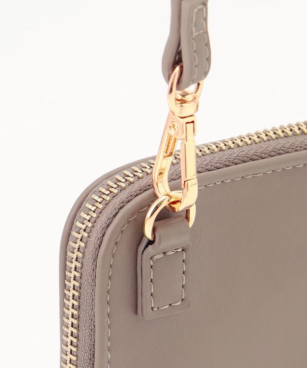 J.PRESS LADIES 【WEB限定カラーあり・セットアイテム・撥水加工・A4サイズ収納可】ポーチ付き PRINTED トート バッグ ネイビー系