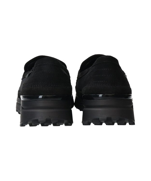 INTER-CHAUSSURES 【BUSSOLA】ローファースニーカー ブラック雑材