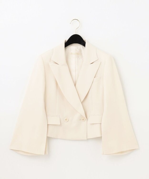 GRACE CONTINENTAL ミリタリーショートジャケット ベージュ