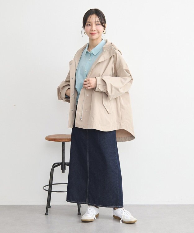 earth music&ecology ナローデニムスカート Indigo