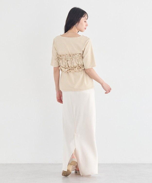 earth music&ecology SET2点マルチウェイバンドゥ＋プルオーバー Beige